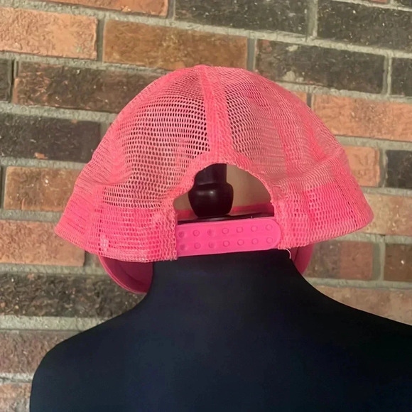 Pink Mesh Trucker Hat - Picture 2 of 4